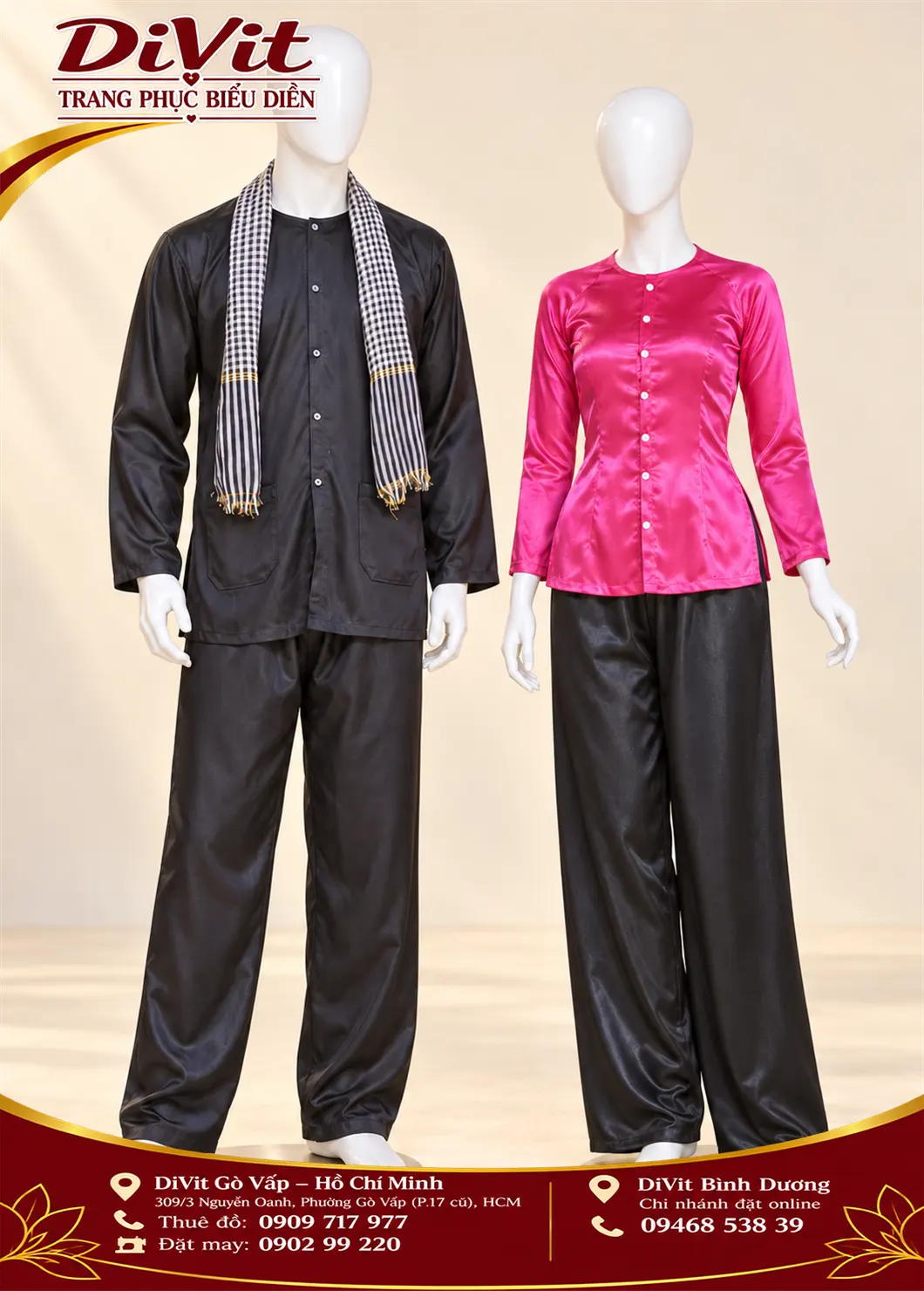 Bà ba nam nữ cặp 1