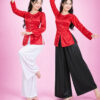 Trang phục bà ba nữ đỏ
