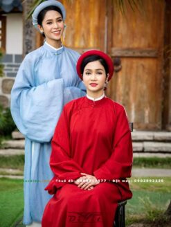 Cho thuê áo dài Tấc đỏ đô