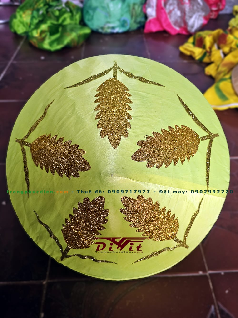 Nón lá bọc họa tiết