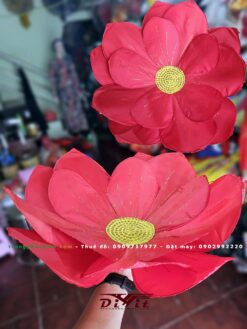 Thuê hoa múa màu đỏ tươi(giá thuê cặp)