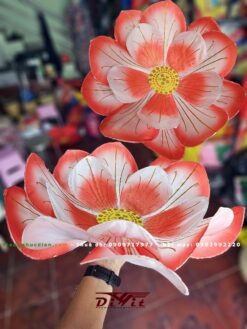 Hoa múa trắng đỏ 2 tầng(giá thuê cặp)