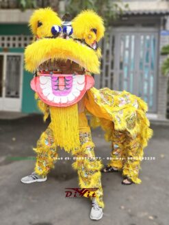 Cho thuê đầu lân vàng lông cừu