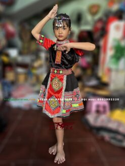 Dân tộc H'Mông bé gái đen(5-8T)