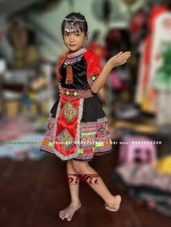 Dân tộc H'Mông bé gái đen(5-8T)