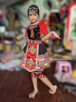 Dân tộc H'Mông bé gái đen(5-8T)