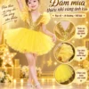 Đầm bồng bềnh bé gái (3 - 8t)