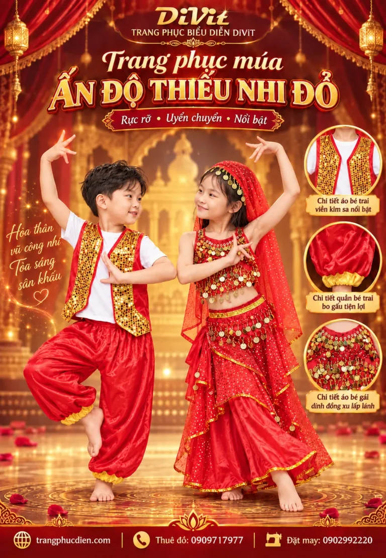 Thuê đồ múa Ấn Độ trẻ em