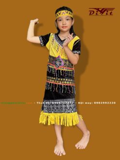 Dân tộc Tây Nguyên bé gái(4 - 9 tuổi)