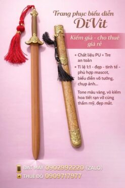 Cho thuê kiếm gỗ diễn văn nghệ