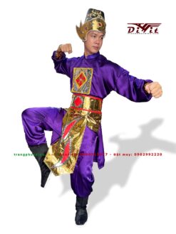 Trang phục tướng quân tím đậm