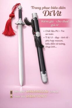 Kiếm gỗ diễn văn nghệ chụp ảnh cosplay