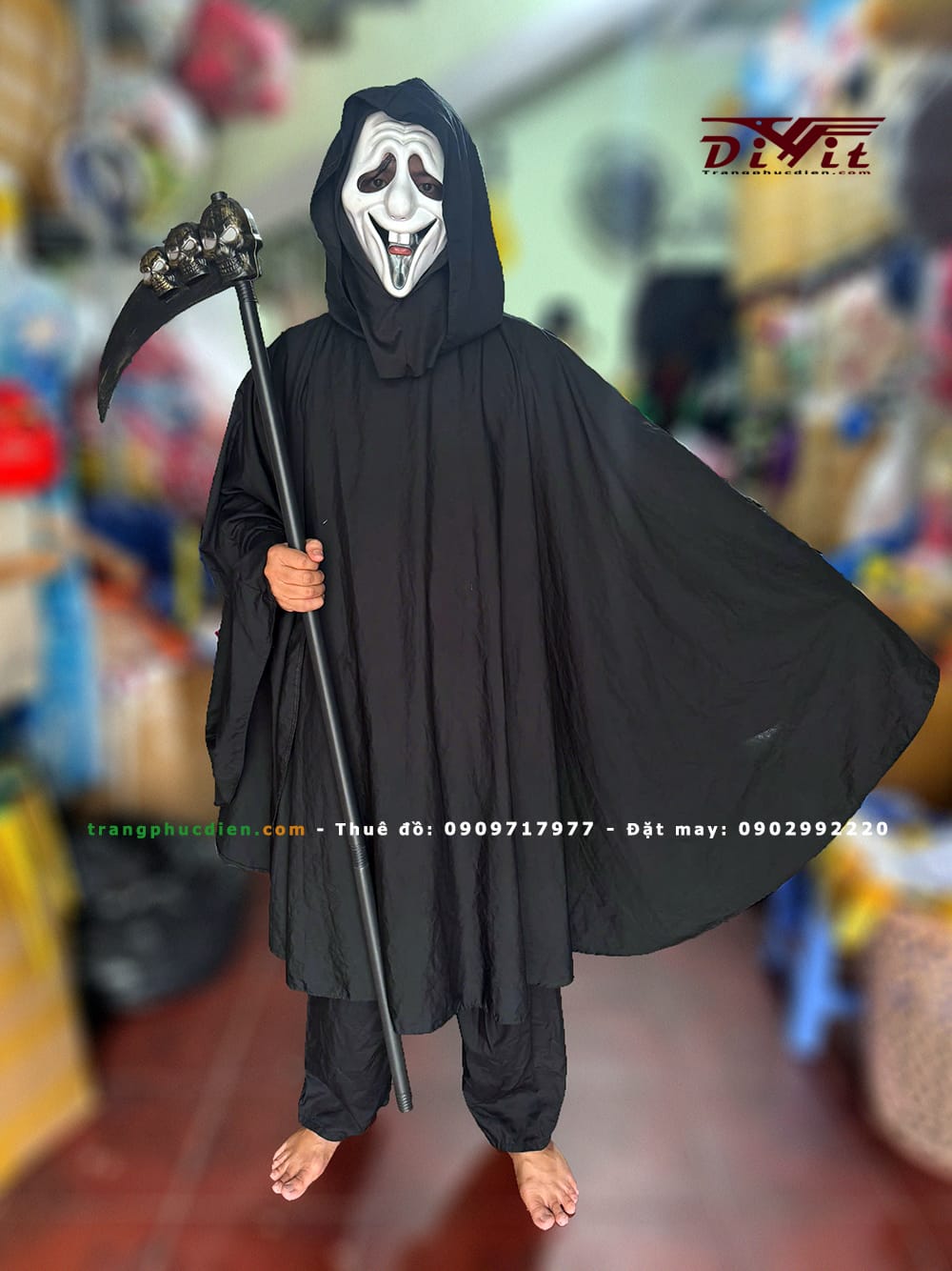 Thuê áo choàng Thần Chết