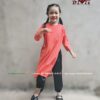 Áo dài chấm bi đỏ bé gái