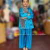 Áo bà ba xanh dương trẻ em