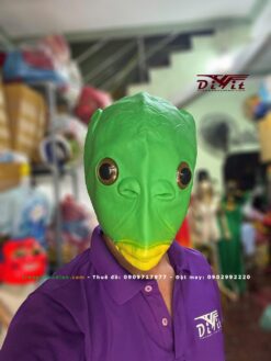 Mặt nạ đầu cá xanh lá