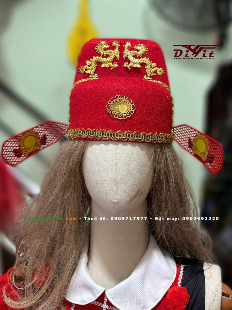 Mão quan cổ trang đỏ