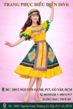 Trang phục dân tộc H'Mông nữ múa văn nghệ