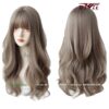 Tóc giả nữ màu xám khói