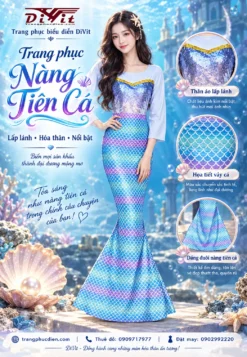 Trang phục Tiên Cá người lớn