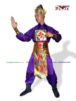 Trang phục tướng quân tím đậm