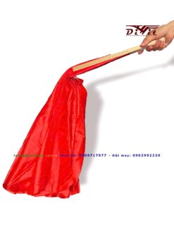 Quạt múa 40cm đỏ (giá thuê 1 cặp)