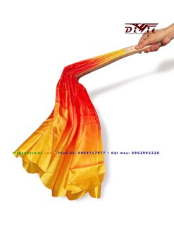 Quạt 40cm đỏ loang ra vàng-(giá thuê 1 cặp)