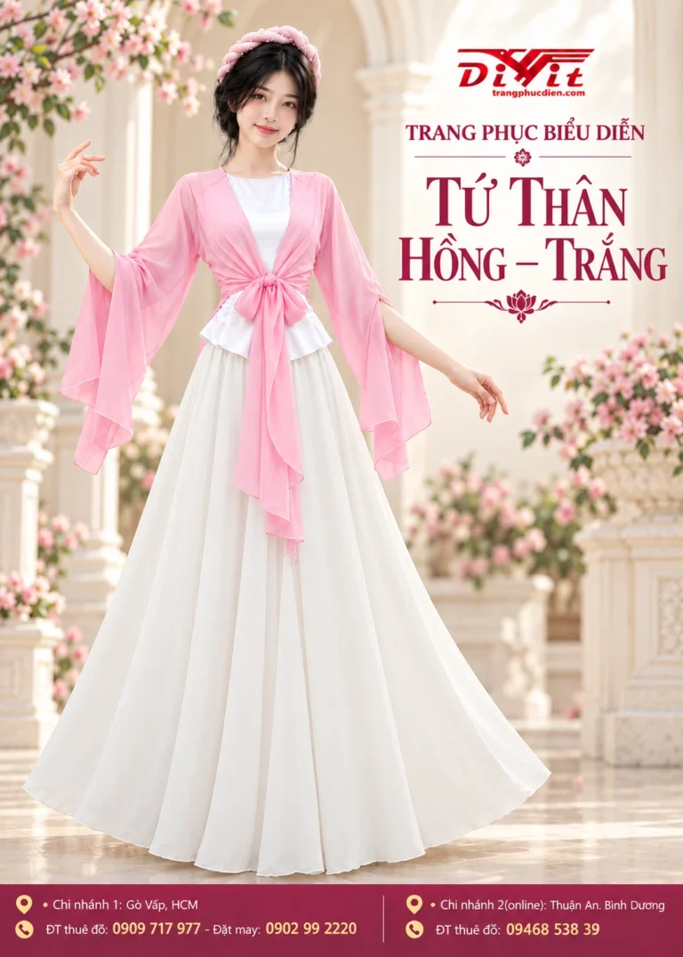 Áo tứ thân trơn mẫu 2313