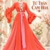 Áo tứ thân "Bắc Bling" cam