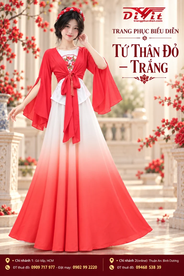 thuê trang phục múa tứ thân