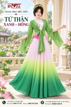 Thuê áo tứ thân múa biểu diễn