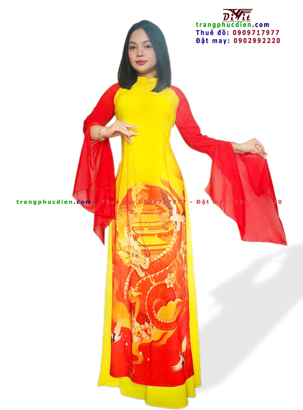 Áo dài cặp nam nữ cách tân