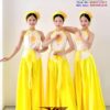 Yếm quần ống loe vàng múa