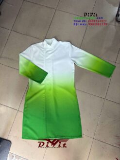 Áo dài xanh lá nam