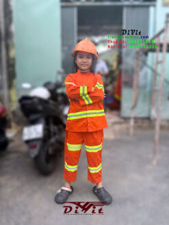 Trang phục lính cứu hỏa cho bé