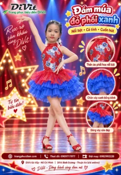 Cho thuê đầm múa trẻ em