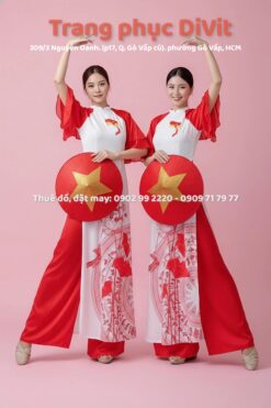Thuê áo dài múa Việt Nam