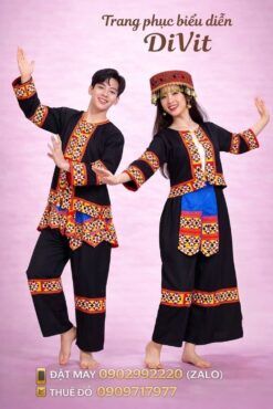 Trang phục múa dân tộc Lô Lô nam nữ