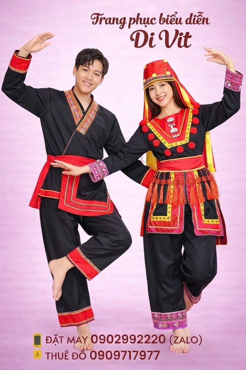 Trang phục dân tộc Dao nam nữ