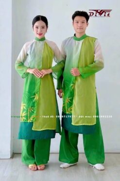 Cho thuê áo dài múa tre