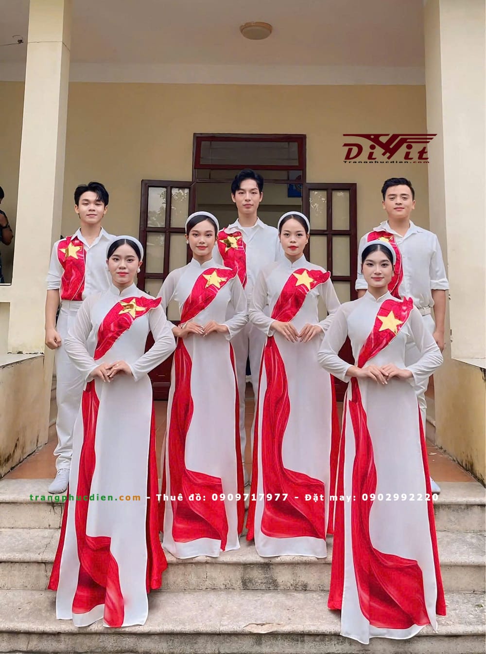 Múa cặp sơ mi áo dài trắng — ảnh 2/3