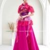 Yếm quần cách tân hồng