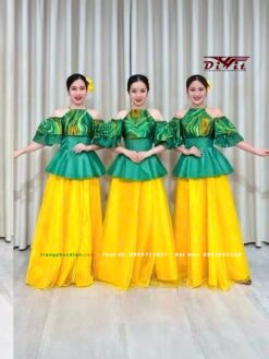 Yếm quần Múa Xanh Vàng