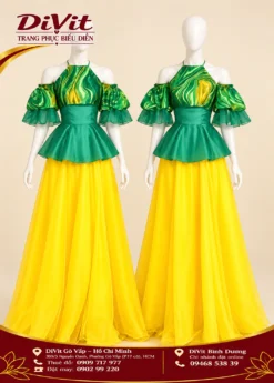 Yếm quần Múa Xanh Vàng