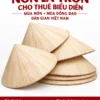 Cho thuê nón lá trơn