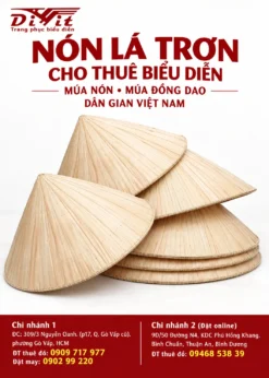 Cho thuê nón lá trơn