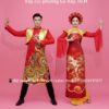 Thuê áo dài múa cặp đỏ
