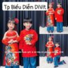 Thuê áo dài cặp trẻ em