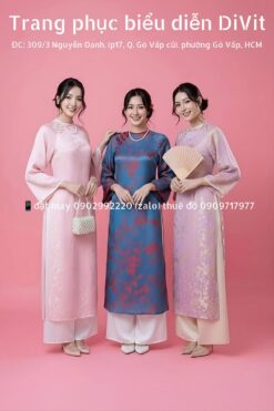 Áo dài gấm nữ