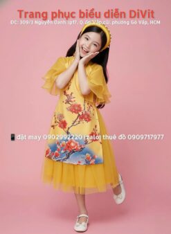 Áo dài múa trẻ em